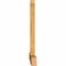 Ekena Millwork Eugene Rough Sawn Timber Gable Bracket, Western Red Cedar, 108"W x 54"H x 4"D x 6"F, 12/12 Pitch GBW108X54X0406EUG00RWR - alternate 5